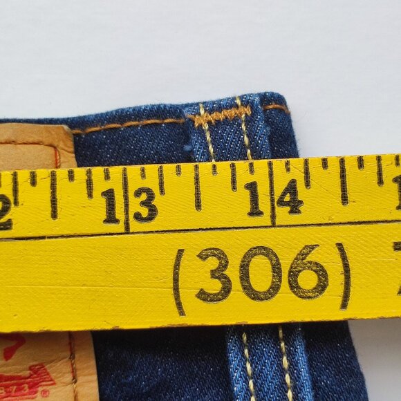 Levi's 512 jeans men's size W29 L32 denim blue slim taper - Picture 10 of 12